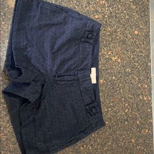 Navy blue dress shorts